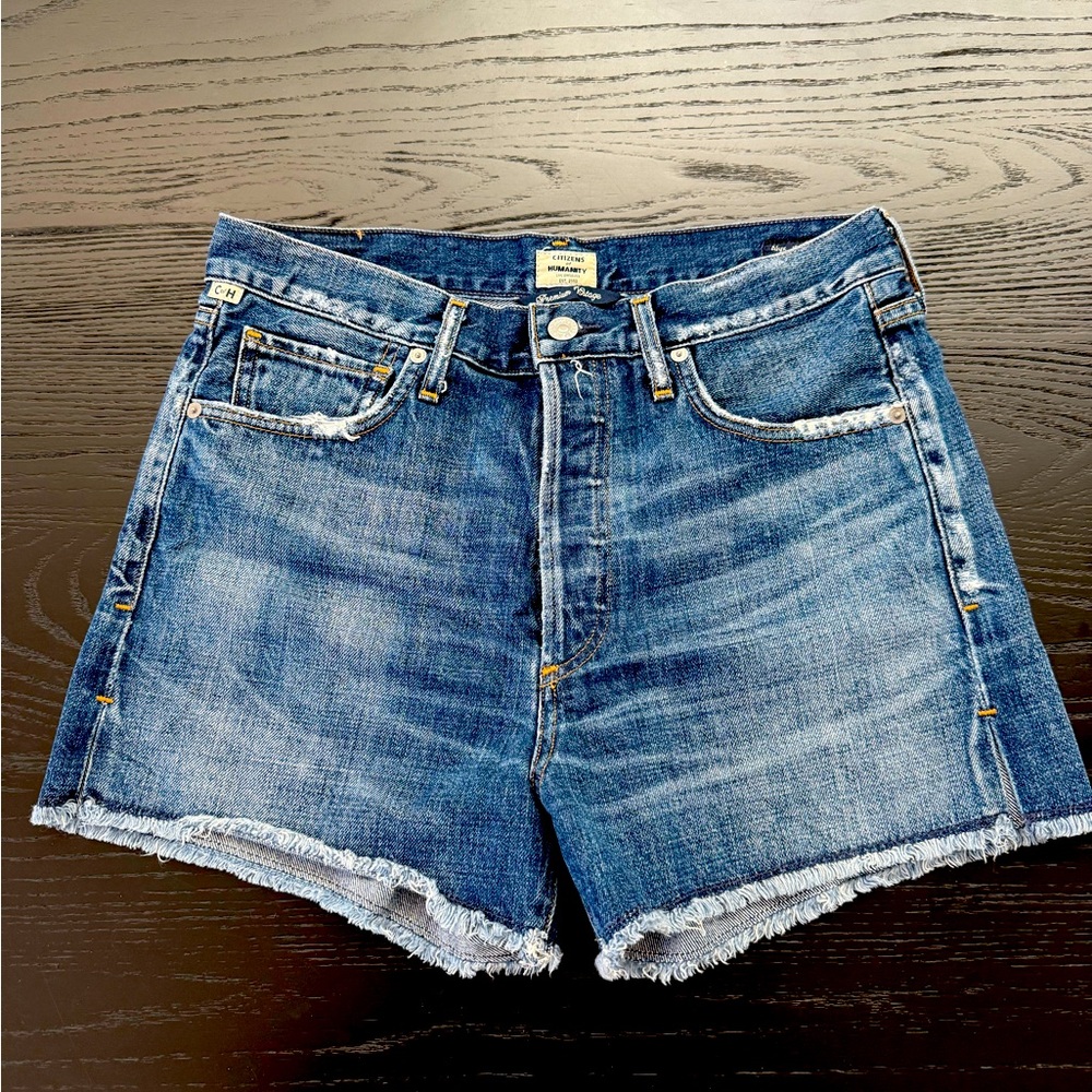 Citizens of Humanity Marlow Denim Blue Women's Shorts